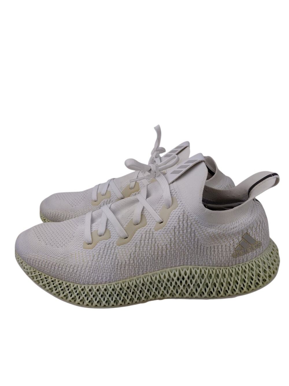 Size 13- adidas AlphaEdge 4D Reflective Cloud White Shoes Sneakers Training Spor